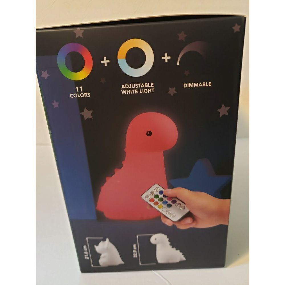 2 Pack Dinosaur Interactive Night Light - Picture 5 of 8